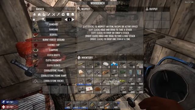 7 Days To Die Alpha 14.7 153 Мост из булыжника