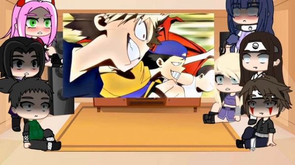 [Engl/Rus]Reaction Naruto's friends to Naruto's past life (deco) Реакция на прошлую жизнь Наруто