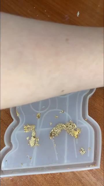 Процесс изготовления подноса из гипса