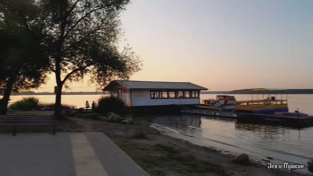 Звон затопленной колокольни и макет старого Калязина. У причала. смотреть онлайн