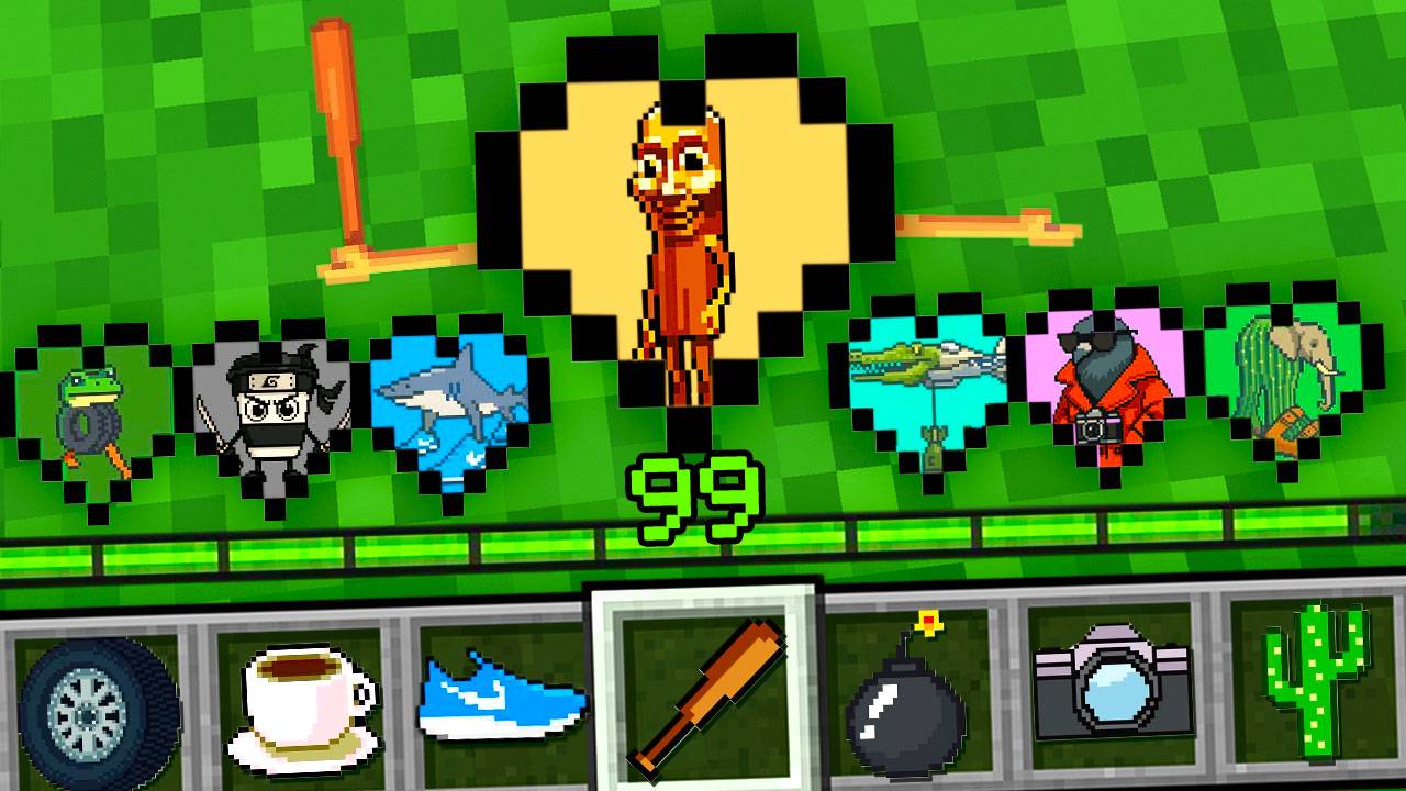 ❤️МАЙНКРАФТ НО С ЖИЗНЯМИ ИТАЛЬЯНСКИХ МЕМОВ! ШЕДИ ЛЕСКА И НУБИК MINECRAFT