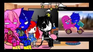 реакция попи плейтайм и бенди на тт.