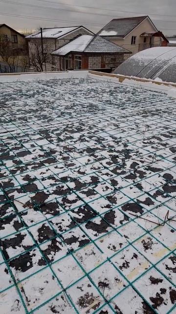 Монолитная плита/монолит /Monolithic Slab Of Plastic Reinforcement Пласт