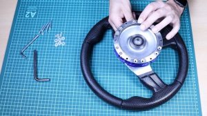 Самодельный руль с Директ Драйв из мотора гироскутера