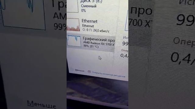 тест radeon rx 5700xt в fur mark (перевод: волосатый бублик) #shots #в? смотреть онлайн