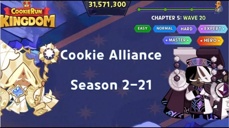 Cookie Alliance Season 2 21 Easy Hero Guide Cookie_Run Kingdom смотреть онлайн
