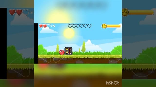 Прошёл зелёные холмы!Red Ball 4