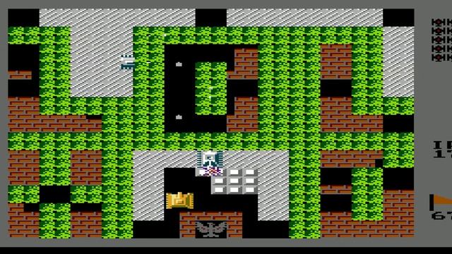 2DDK's Battlesity (Battle city mod) (NES, 1985) Уровень 67