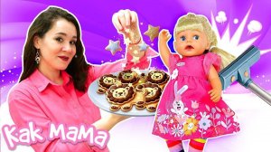 Готовим печенье из Плей До на день рождения Подружки!