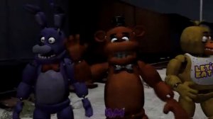 [SFM/FNAF] Сцена с поездом Мадагаскар 3, но с аниматроникам?