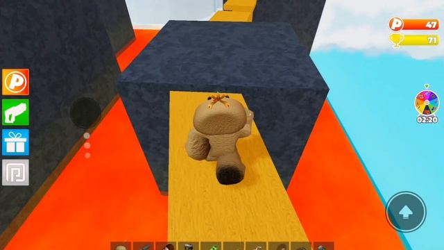 Играем в ПОЛ ЭТО ЛАВА челлендж! в роблокс!👍🔥😉 смотреть онлайн