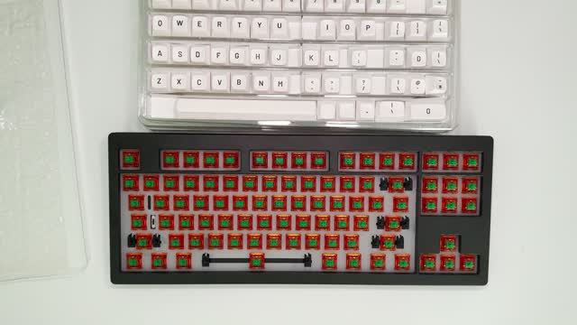 MONSGEEK M3W - кастомная механическая клавиатура MT3 Drop & С3Equalz Tangerine & TX AP Screw-in! смотреть онлайн