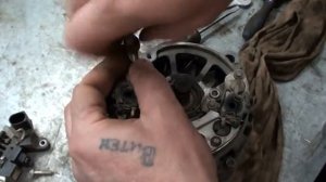 Снятие генератора с Калины и дефектовка.