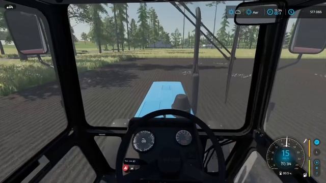 Farming Simulator 22. МТЗ 82.1 прикатка рапса смотреть онлайн