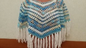 ЛЕГКО и ПРОСТО вяжем замечательное ПОНЧО. Вязание КРЮЧКОМ.