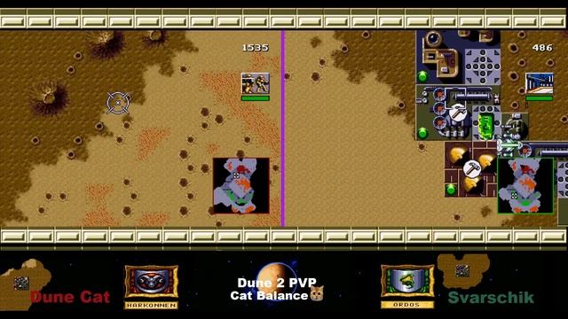 Sega Dune 2 PVP / Svarschik vs Dunecat / новый баланс!