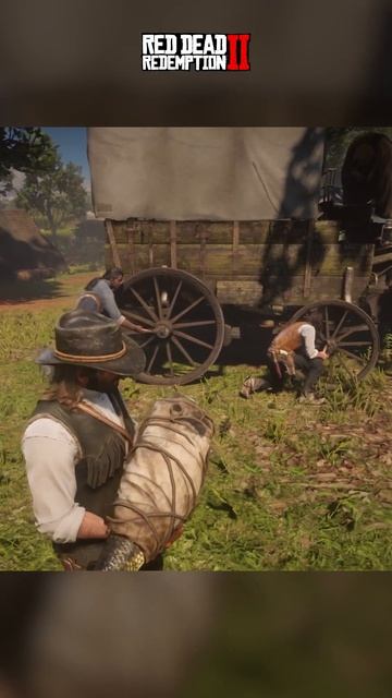 RDR 2  — Реакция банды на легендарную рыбу #rdr2 #shorts