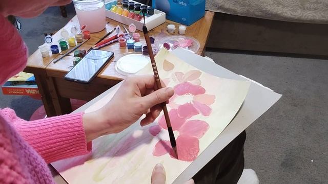 Орхидея Надежды - акриловая медитация - символ надежды смотреть онлайн