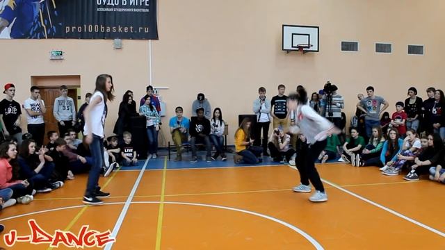 U-DANCE Street Battle : 3 years ROCKIN' ||HIP HOP BEGINERS 1/8|| Perchik vs Чинаева Даша смотреть онлайн