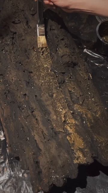 Имитация коры дерева #props #wood #бутафория #творчество смотреть онлайн