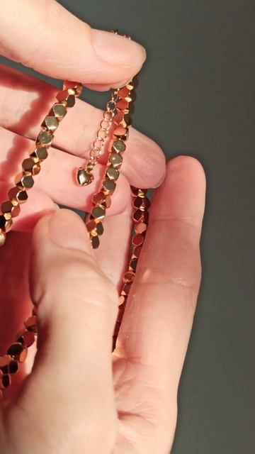 Чокер Гематит шестигранник #натуральныекамни #jewelry #neck смотреть онлайн