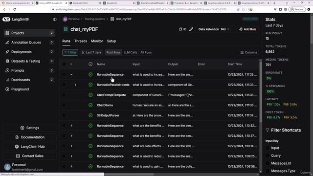18 - Langsmith Setup of LLM Observability смотреть онлайн
