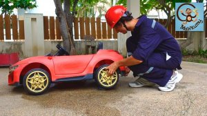 У Красной машинки украли колёса, Воришка опять виноват. Манкиту