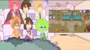 Реакция персонажей из игры "Академия кракена " на Валеру Гостера. . ЧАСТЬ 6 ( ФИНАЛ)