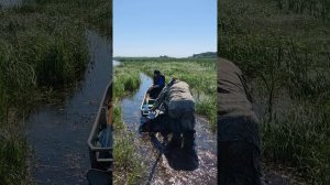 Лодка болотоход