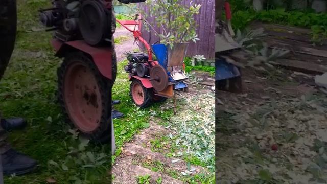 Измельчитель из мотоблок салют смотреть онлайн