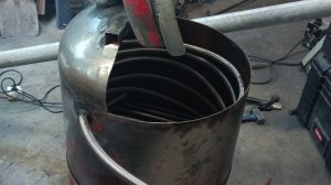 Печка для бассейна своими руками. Часть 4.