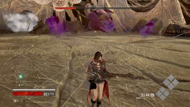 Code Vein - Solo Победа над  Butterfly of Delirium на Lvl 5!!!