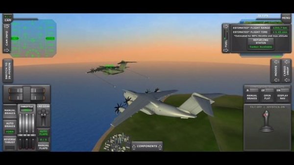 как заправиться в воздухе? | Turboprop flight simulator |