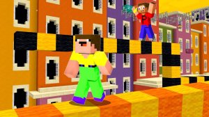 НУБ И ПРО ПАРКУРЯТ ПО ЗМЕЙКЕ В МАЙНКРАФТ ПАРКУР! НУБ И ПРО 100% ТРОЛЛИНГ ЛОВУШКА В МАЙНКРАФТ!