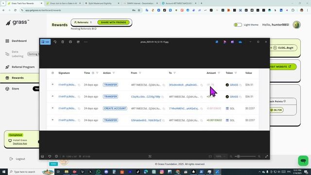Grass Foundation установка и обзор DePIN ноды. Прект DAWN интернет, смотреть онлайн
