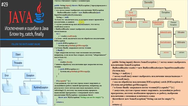 17 Исключения джава смотреть онлайн