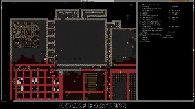 Dwarf Fortress #22 Вагонетка! Она толкается.