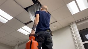 Чистка потолочного (кассетного) блока кондиционера LG