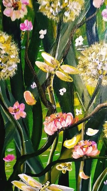 весна новая картина своими руками акрилом ❤️ #шортс #a смотреть онлайн