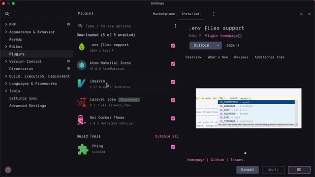 Laravel для новичков #2 - Плагины PhpStorm смотреть онлайн