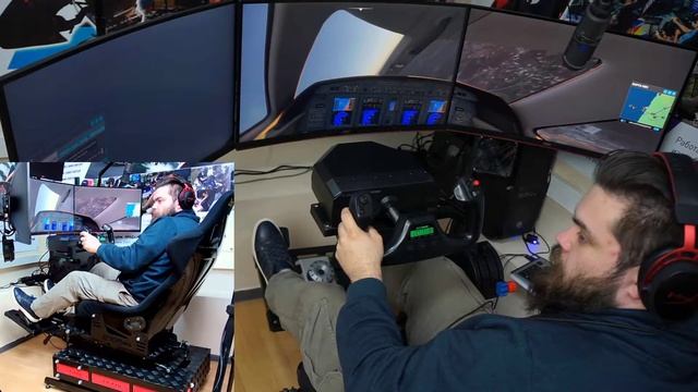 MFS 2020 на подвижной авиа платформе 4dof / тестовые полеты ?