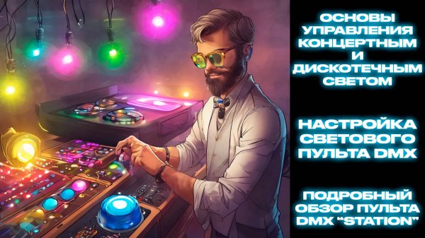 Как настроить светомузыку? Настройка DMX пульта и правильная настройка света. Управление светом DMX