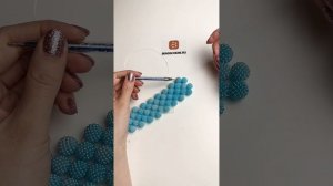 Сумка из бусин с 0. Урок 2.  Плетение сумки из бусин для н