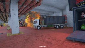Fire Tornado Vs Ship Harbour Teardown | Realistic Tornado Storm Destruction Mod ( торнадо )