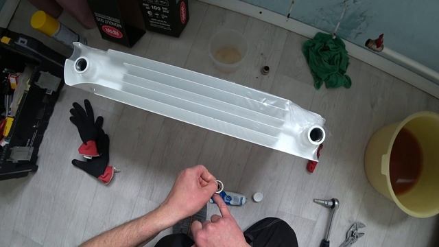 Замена радиатора Rifar Monolit.