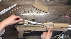 СДЕЛАЛ РАЗБОРНЫЙ АКС 74 ИЗ КАРТОНА!