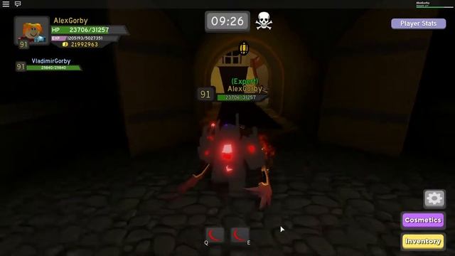 Roblox. Dungeon Quest. Прохождение карты "Kings Castle" сложность: Nightma смотреть онлайн