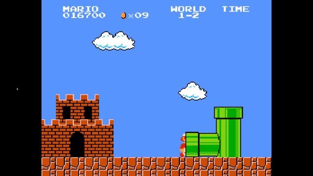 Играем в super mario bros (dendy)