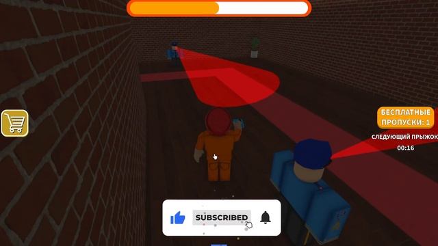 Прохождение ОББИ "побег из тюрьмы" Prison escape OBBY (Maximum security смотреть онлайн