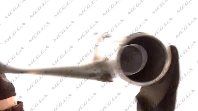 Глушитель (тюнинг)   420*100mm, креп. Ø78mm   (нержавейка, сереб